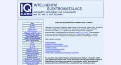 Desktop Screenshot of iqelektro.cz